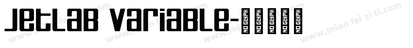 Jetlab Variable字体转换